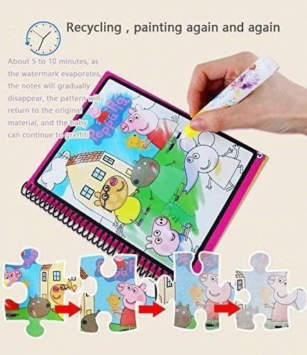 Reusable Water Drawing Book with Magic Pen